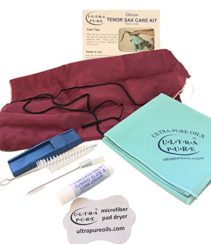 Ultra-Pure Deluxe Tenor Sax Care Kit - Real Silk Swab