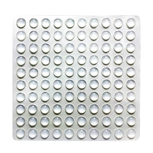 Gummipuffer Selbstklebend 100 Stück Gummipuffer Transparent Schutzpuffer Elastikpuffer Möbelpuffer 8MM Schalldämmender Rutschfester Puffer für Türen Schränke Möbel (8mm 100 Stück)