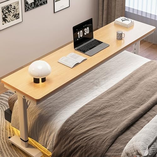 Tavolo da letto per camera da letto: questo versatile tavolino da letto è perfetto per creare uno spazio di lavoro funzionale nella tua camera da letto. Dotato di ruote scorrevoli per una facile mobilità, si adatta perfettamente alle tue esigenze, sia che tu stia lavorando, godendo un pasto o rilassandoti Il suo design elegante migliora il tuo arredamento fornendo praticità in qualsiasi stanza della tua casa.