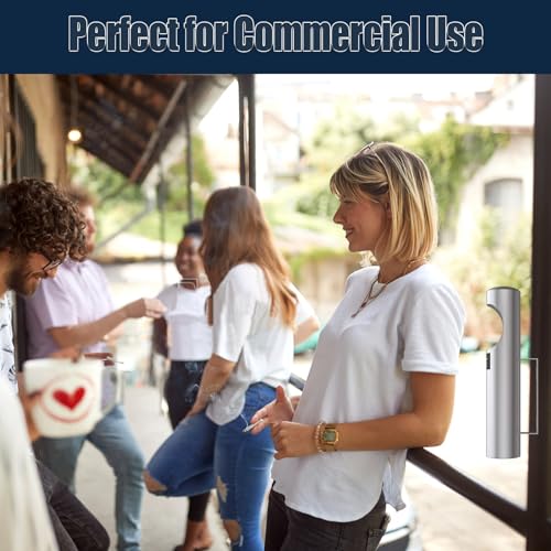 Image of Wall Mounted Cigarette Butt Receptacle Disposal Outdoor, Outside Ashtrays for Cigarettes, Commercial Smokers Outpost for Ash Removal, Keep Your Area Tidy! -Stainless Steel