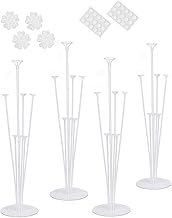 Kit de support de ballon de table avec support de support de tasse/poteau/base de ballon pour l'obtention du diplôme, mariage, anniversaire, décorations de fête