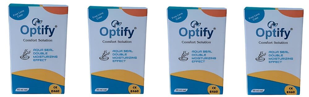 Jackals Contact Lens Solution,60 ml (Pack of 4)