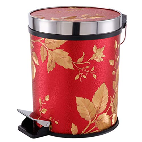 SuoANI Mini Trash Can Pedal Bin Plastic Odour-Proof Lid Bins For Kitchen Kitchen Bin Recycling And Waste Home, Kitchen And Garden