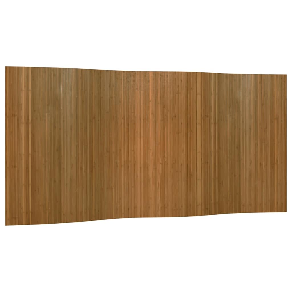 Vidaxl Braun Room Divider, Privacy Screen For Home Bedroom Living Room, Screen Privacy Panel For Decoration, Room Partition, Modern Style, Brown Bamboo