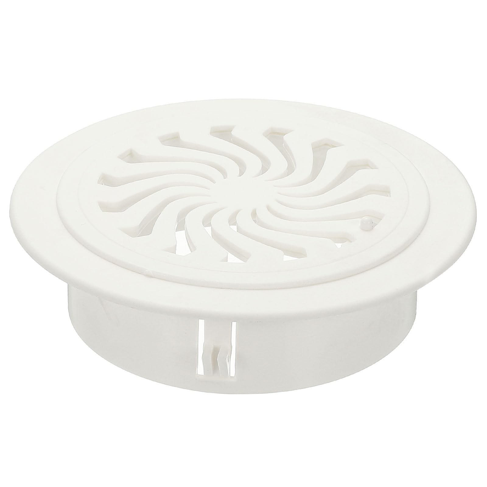 PATIKIL Round Air Vent 3.9" (100mm), Adjustable ABS Vent Cover Louver Grille Vent with Screen Fit for 3.94"