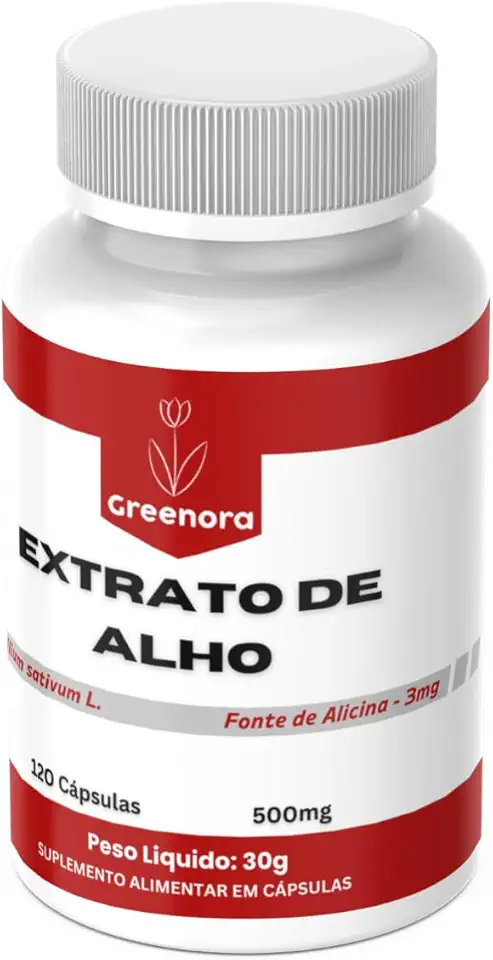 Extrato de Alho - Greenora (120 Cápsulas)