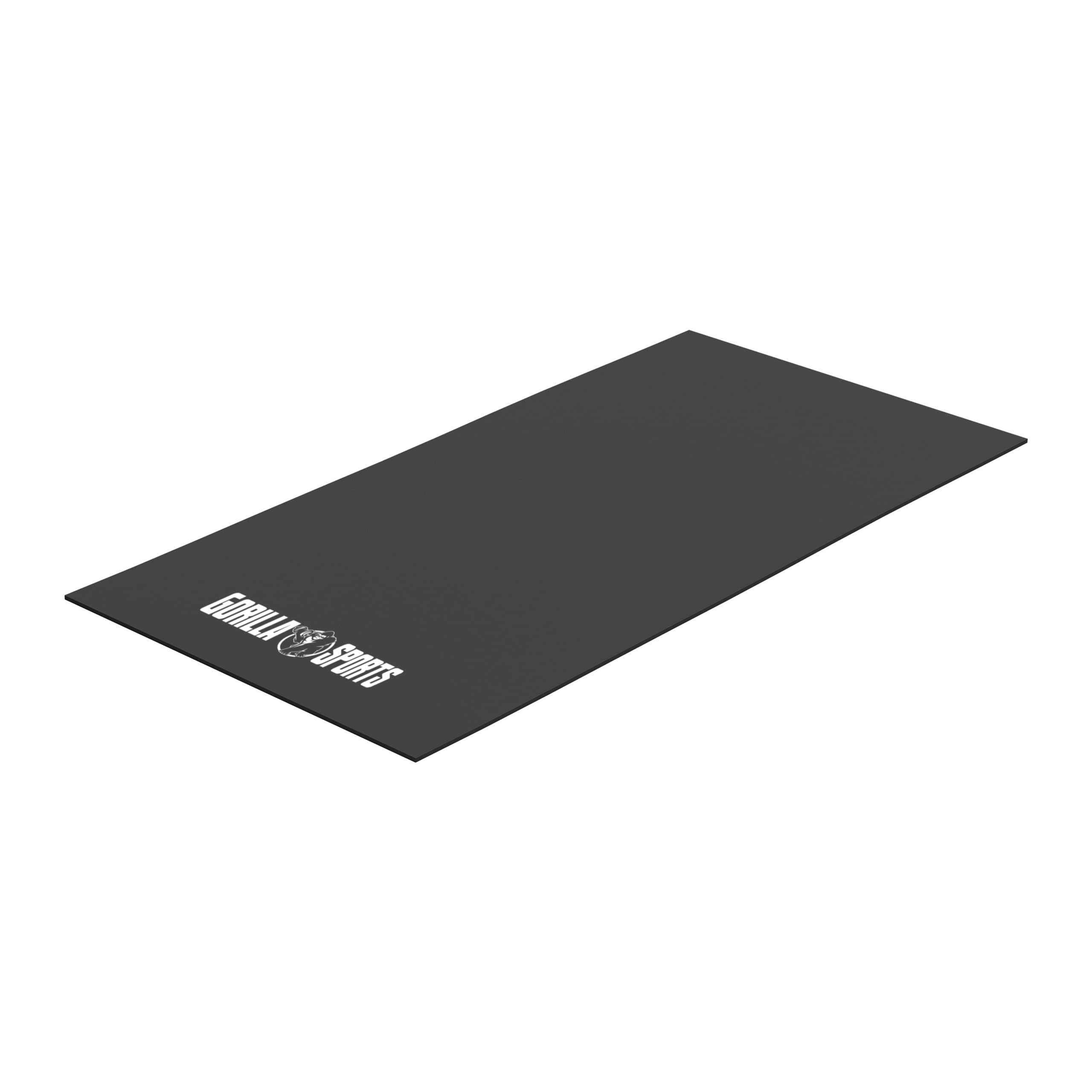 GORILLA SPORTS Bodenschutzmatte 180/120x60x0,6 cm – PVC, Schwarz