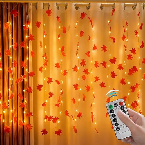Lumières d'automne 8 modes avec télécommande et minuteur