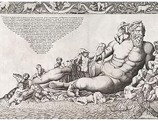 Beatrizet Nile River Allegorical Roman Engraving Art Print Canvas Premium Wall Decor Poster Mural