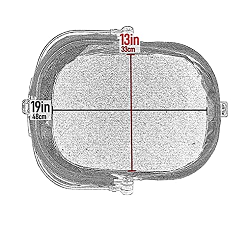 Pet Gear No-Zip View 360 Pet Safety Carrier & Car Seat for Small Dogs & Cats Push Button Entry,Available in 7 Colors,View 360 20-inch, Blossom - Image 3