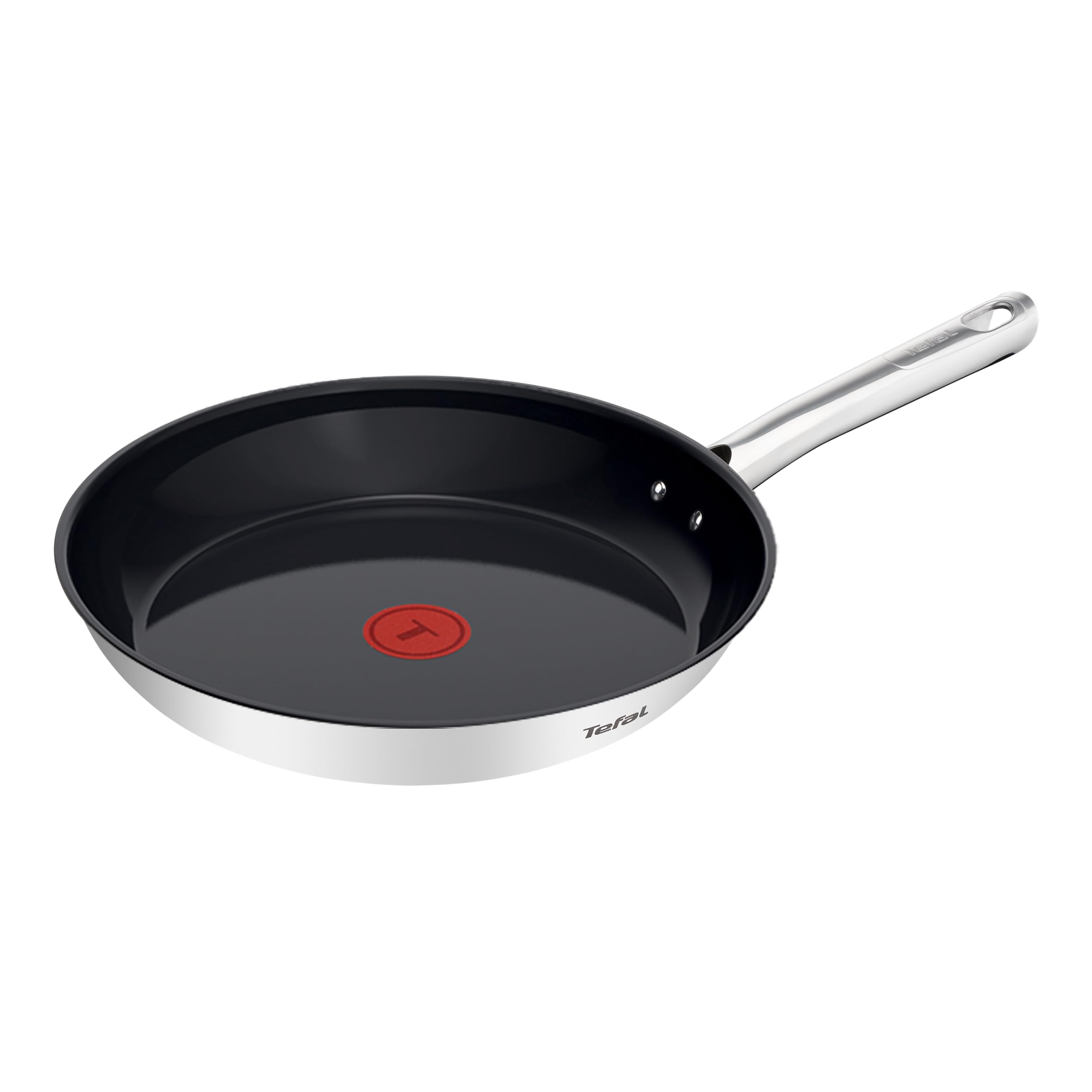 Tefal Duetto On G7660634 Go Ceram - Sartén antiadherente de cerámica (28 cm, con mango remachado, acero inoxidable)