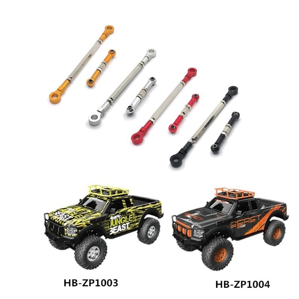 Barra De Dirección Metálica Para Servo | Ajustable Para HB Toys ZP1001-ZP1004 1/10 RC Crawler | Mejora De Rendimiento