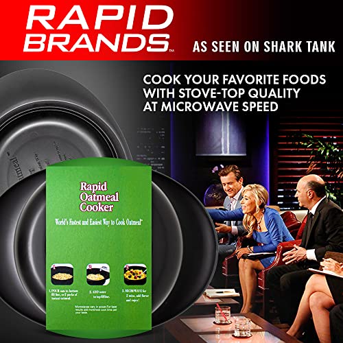 Rapid Oatmeal Cooker | Microwave Instant Or Old-Fashioned Oats In 2 Minutes | Perfect For Dorm, Small Kitchen, Or Office | Dishwasher-Safe, Microwaveable, & Bpa-Free #TOP6