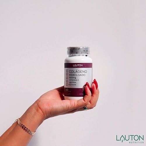 Colágeno com Vitamina C e Biotina - 60 Comprimidos - Lauton