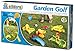 alldoro 60066 Garten Golf Set, Gartengolf mit 11 Teilen, Kindergolf mit 6 Hindernissen, 2 XXL Schläger und 3 Golfbällen, Minigolf für Drinnen & Draußen, Golfset aus Kunststoff für Kinder ab 3 Jahren