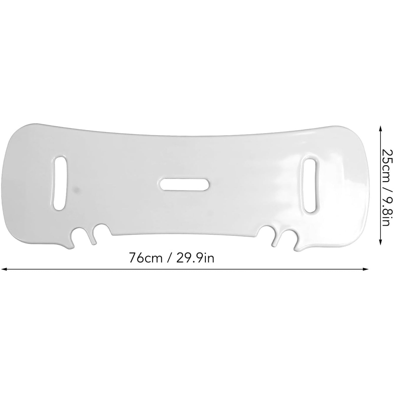 Tabla de traslado para sillas de ruedas,Curva con asa,Tabla de transferencia de plástico para transferir pacientes,ancianos y discapacitados de la silla de ruedas a la cama,bañera