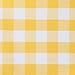 DII Checkered Tabletop Collection 100% Cotton, Machine Washable, Napkin Set, 20x20, Yellow, 6 Piece