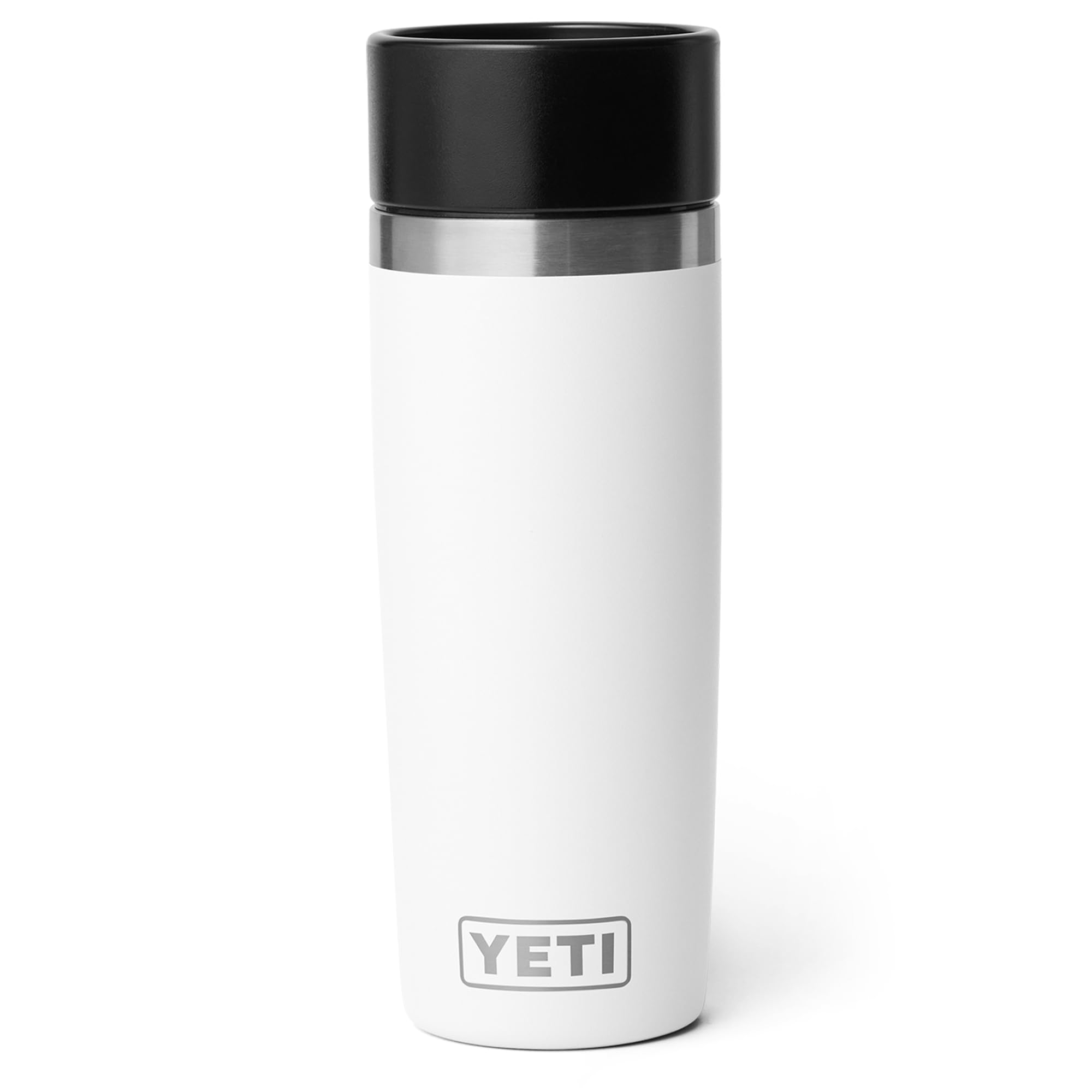 YETI Rambler 16 oz (473 ml) Travel Bottle (White) – Drinks Bottle & Coffee Flask for Hot Drinks with Leakproof Commuter Cap – Backpack-Friendly Insulated Coffee Cup – 5 Year Warranty
