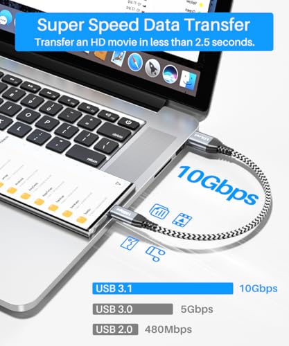 Image of LDLrui 1FT USB A to USB C Cable 1Pack