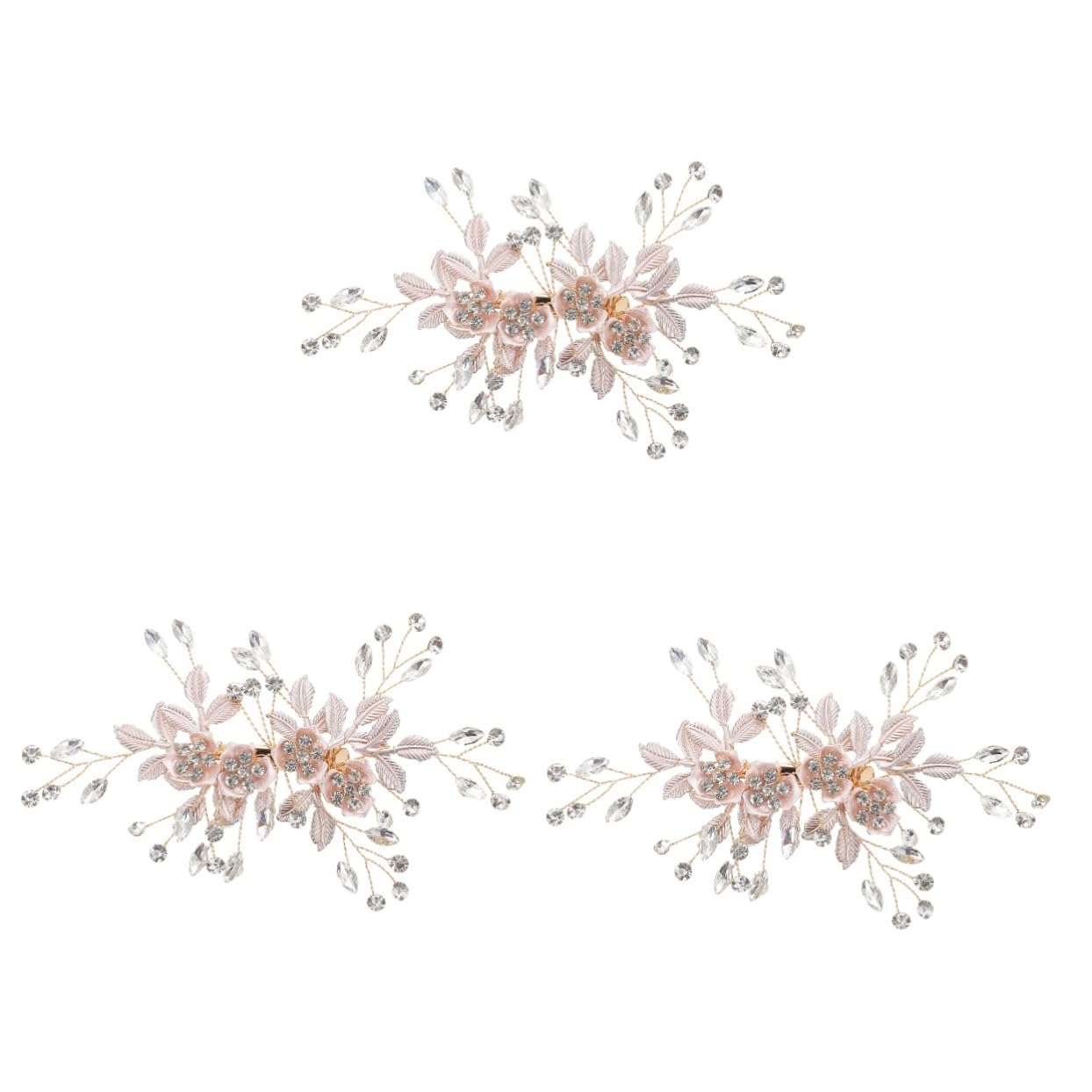 DOITOOL 3pezzi Pettine Per Per e Damigelle Accessorio Per Acconciature Matrimonio Decorazione Per Speciali