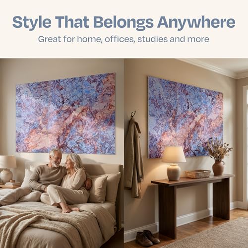 Image of XL Acoustic Wall Panels 6-Pack Decorative Acoustic Panels High Density Sound Absorbing Wall Art 70.86X47.24 Inches with Self-adhesive for Studio Home and Office - Sonic Orbit