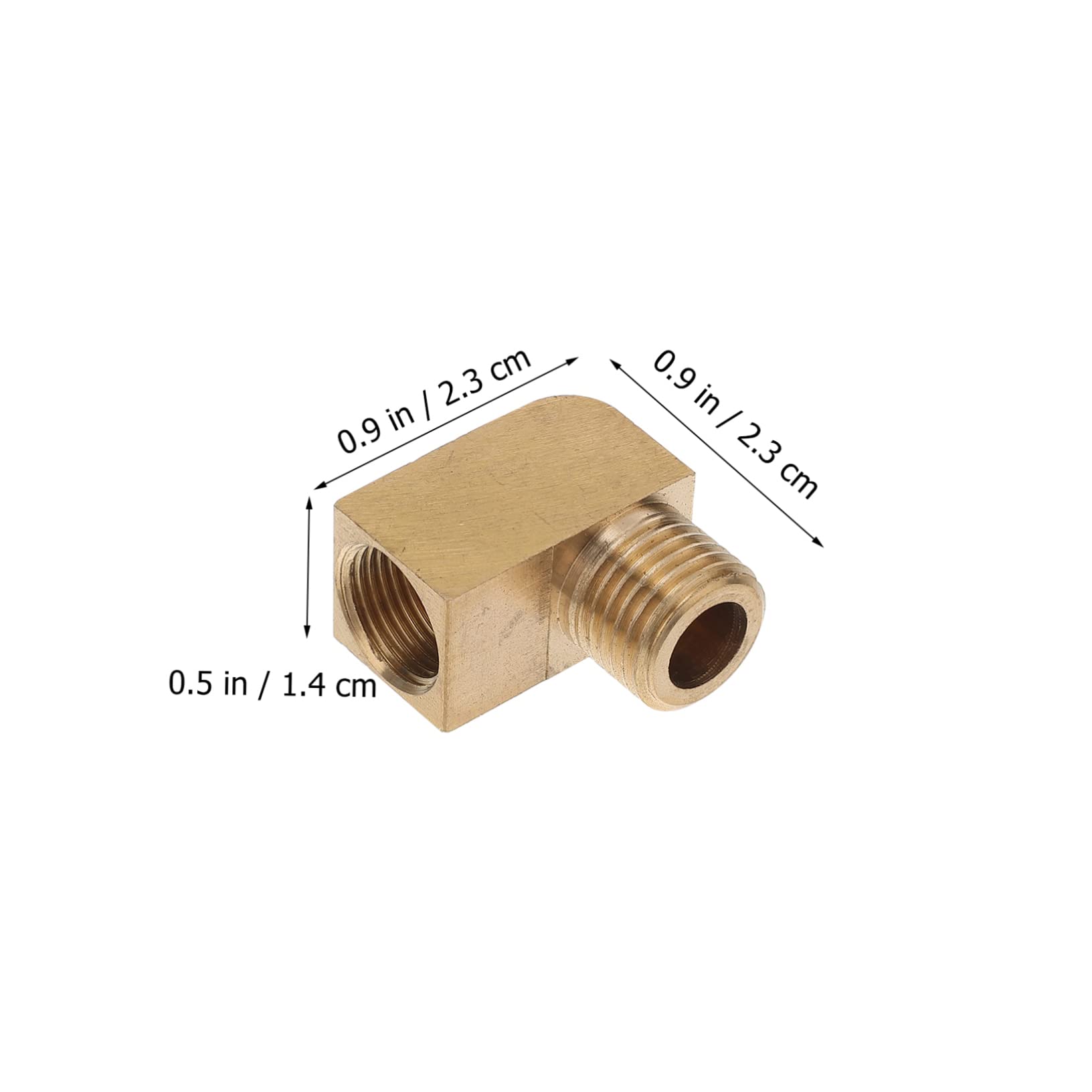Cabilock Degree Brass Elbow Connectors Pcs Set Thread Connectors for Garden Hoses