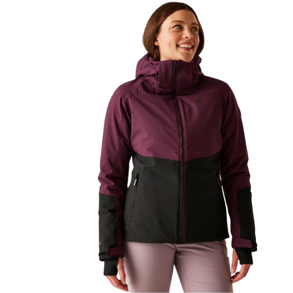 Dare 2B Women's Purple Flurry Ii Waterproof Ski Jacket In Size 10