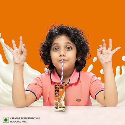 Image of HERSHEY's Almond Flavored Milkshake | Enriched With Calcium | Pack Of 6 (6 X 180Ml), Vegetarian