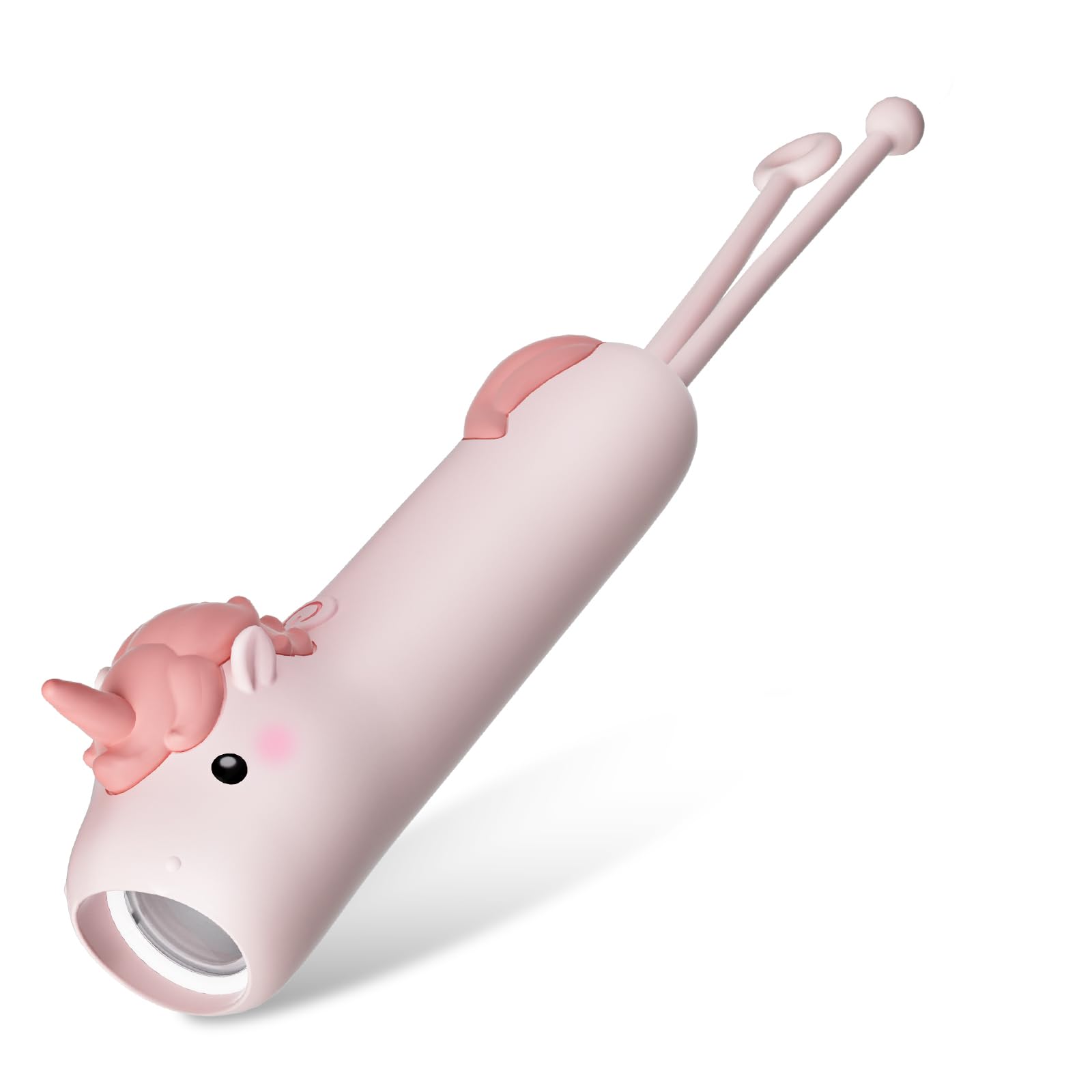 Tepreswes Kids Flashlight Rechargeable, LED Kid Flashlight for Boys & Girls, Unicorn Toys for Girls Age 4-6, Pink Unicorns Flashlights for Kid for