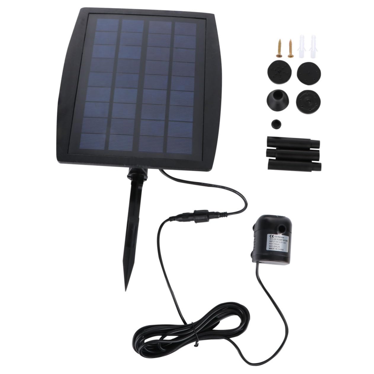 Solar Teichpumpe Bsv-sp025 Schwarz Kunststoff 2, 5 W