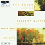 Werke f�r Violoncello und Klavier von Clarke und Beach