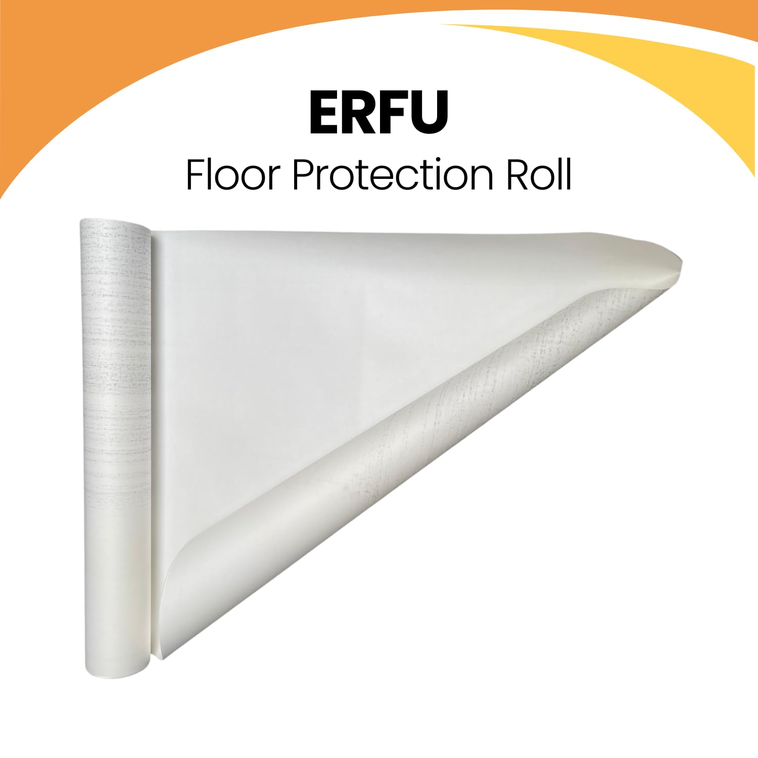 Protection bâche sol chantier 50 m² – Rouleau film protection peinture – Bâche protection sol imperméable double face – Couverture sol rénovation ultra résistante 220 g/m²