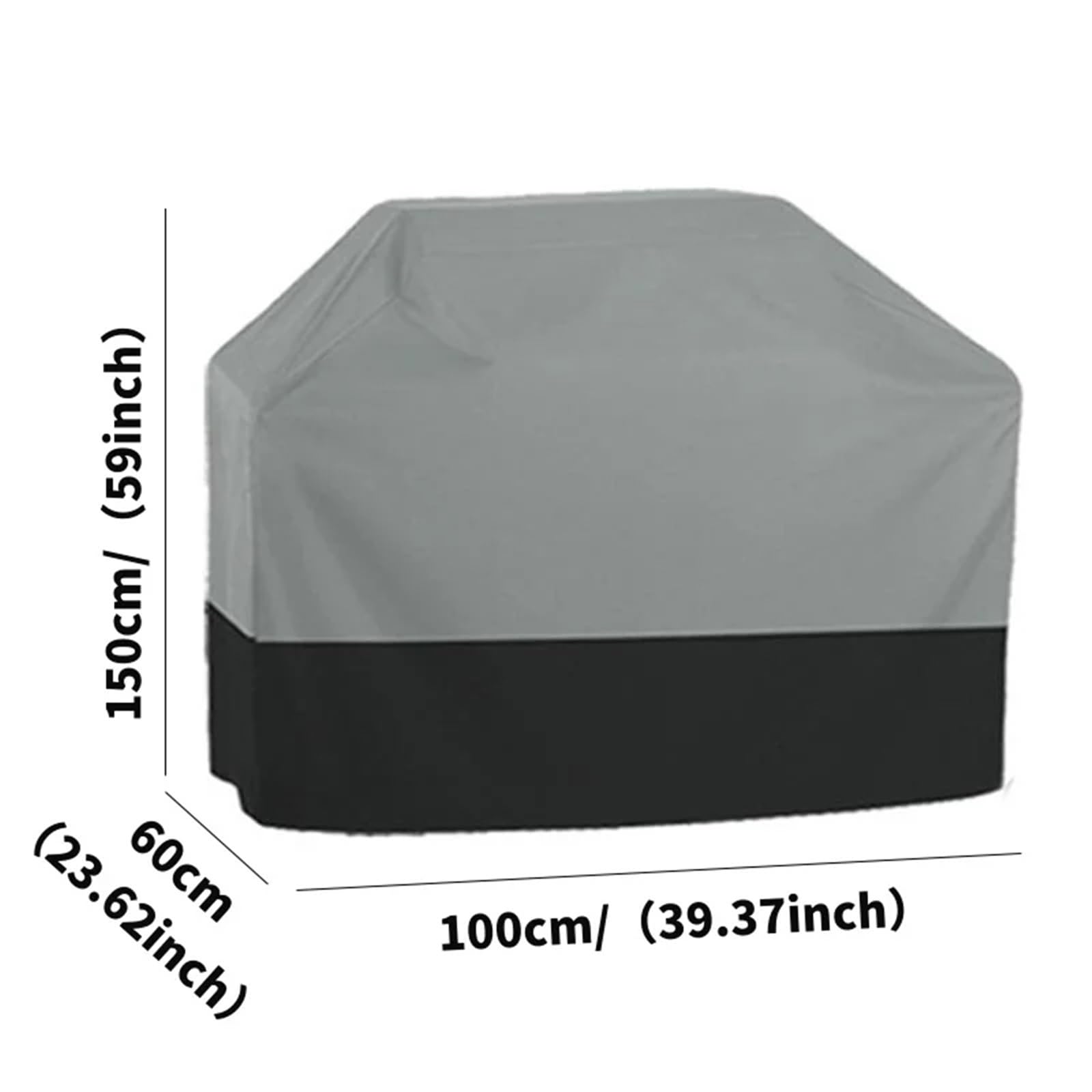 Fundas para Barbacoa Cubierta for Parrilla al Aire Libre, Cubierta Impermeable for Barbacoa, Cubierta for Muebles Pesados ​​de jardín, Cubierta for Parrilla de carbón y Gas(100x60x150cm)