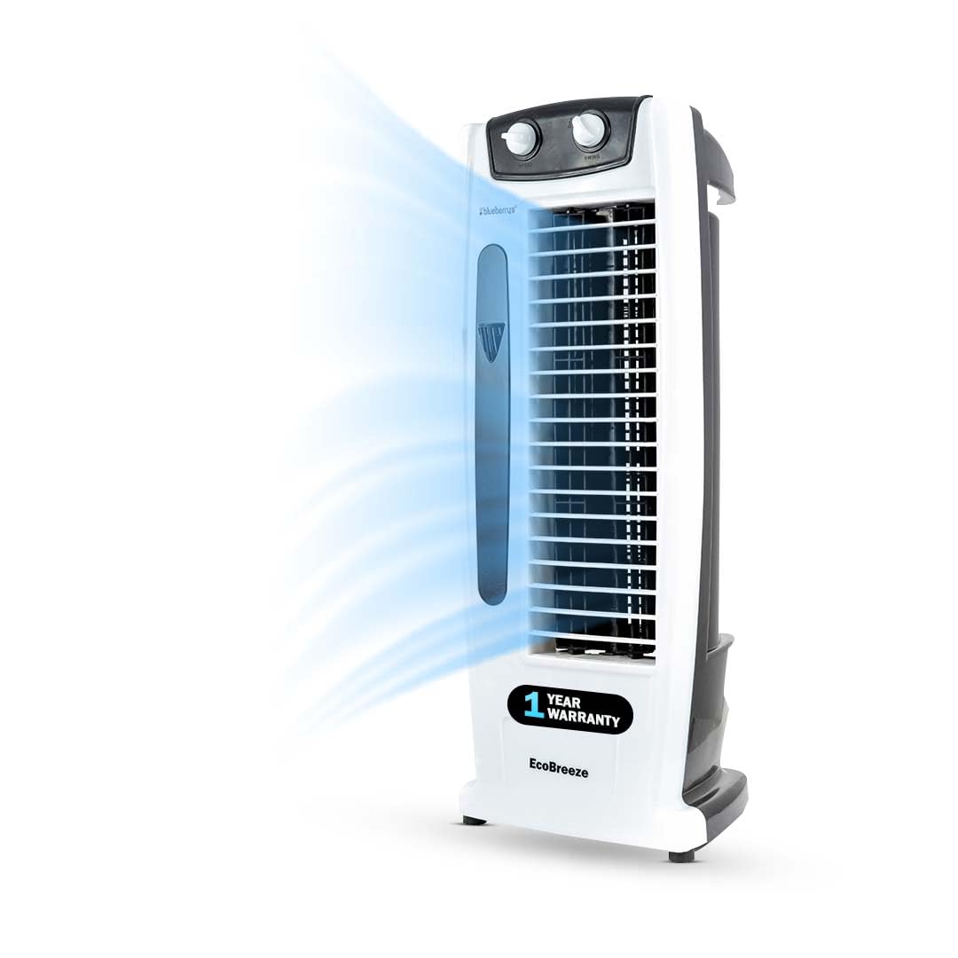 blueberry's 𝗧𝗼𝘄𝗲𝗿 𝗙𝗮𝗻 - with powerful air throw, 25-Feet Air Delivery, Low Power Consumption, 4-way Air flow and Anti-Rust Body, High Speed Tower fan for home and office