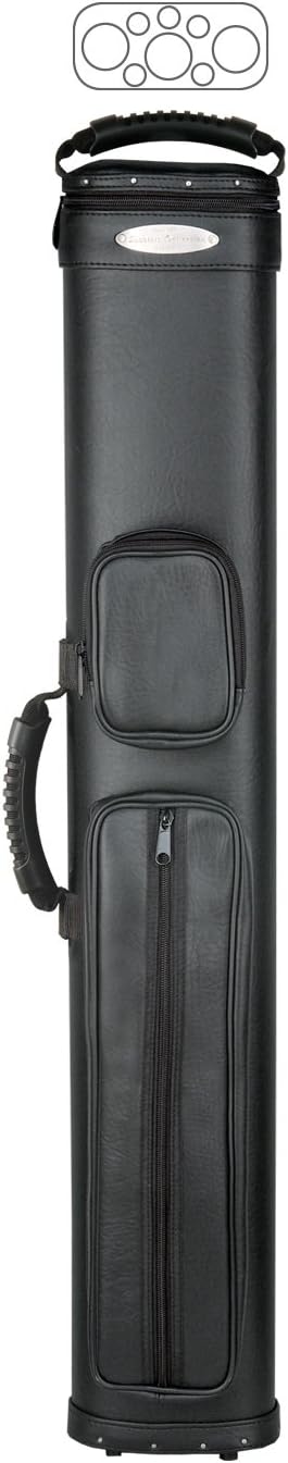 McDermott Shooters Collection 3x5 Hard Vinyl Pool/Billiards Cue Case - Black