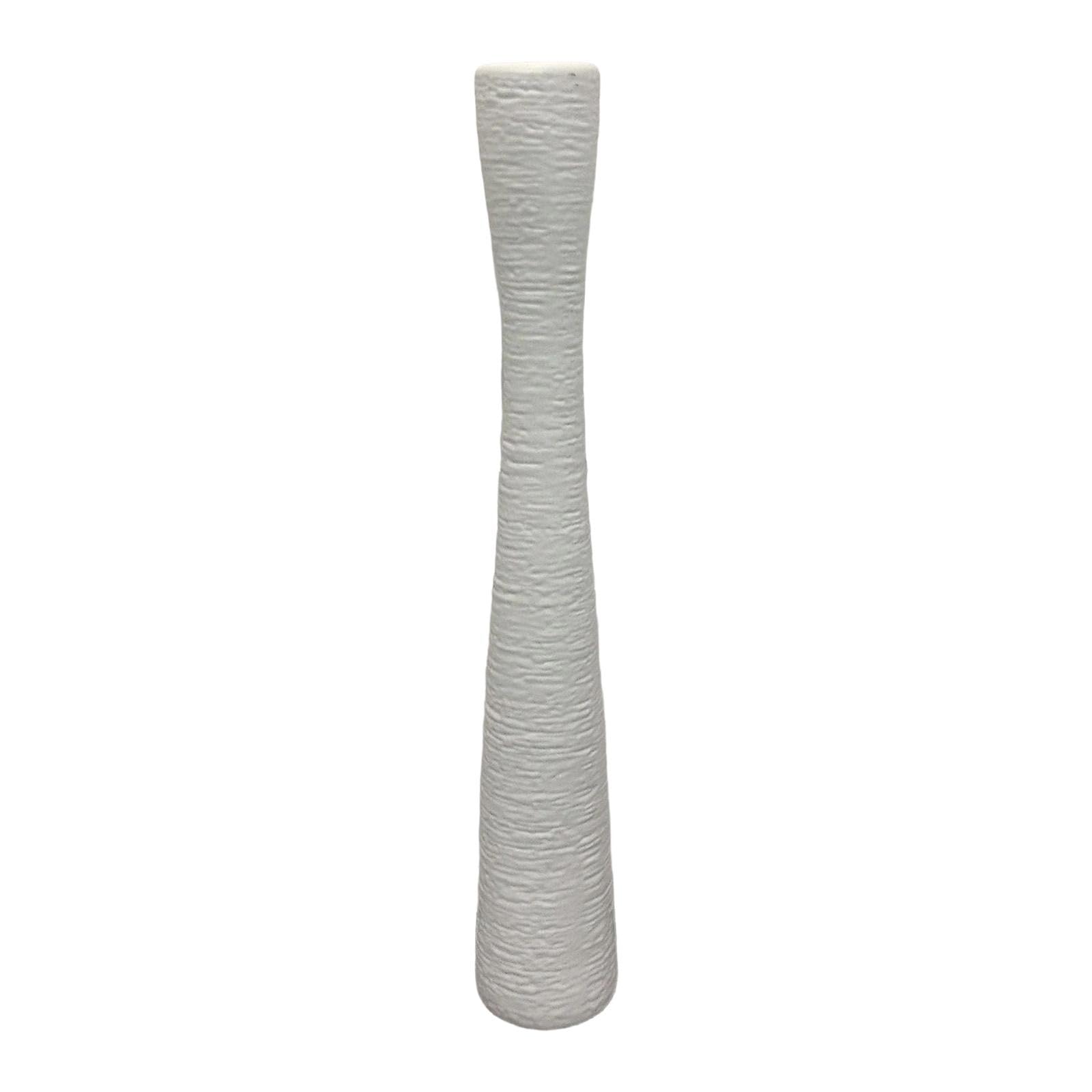 STYLEHEAVEN Tall Floor Vase Plant Pot Party Decorative Standing Vase Hotel Flower Holder White 47.8cm-image-38