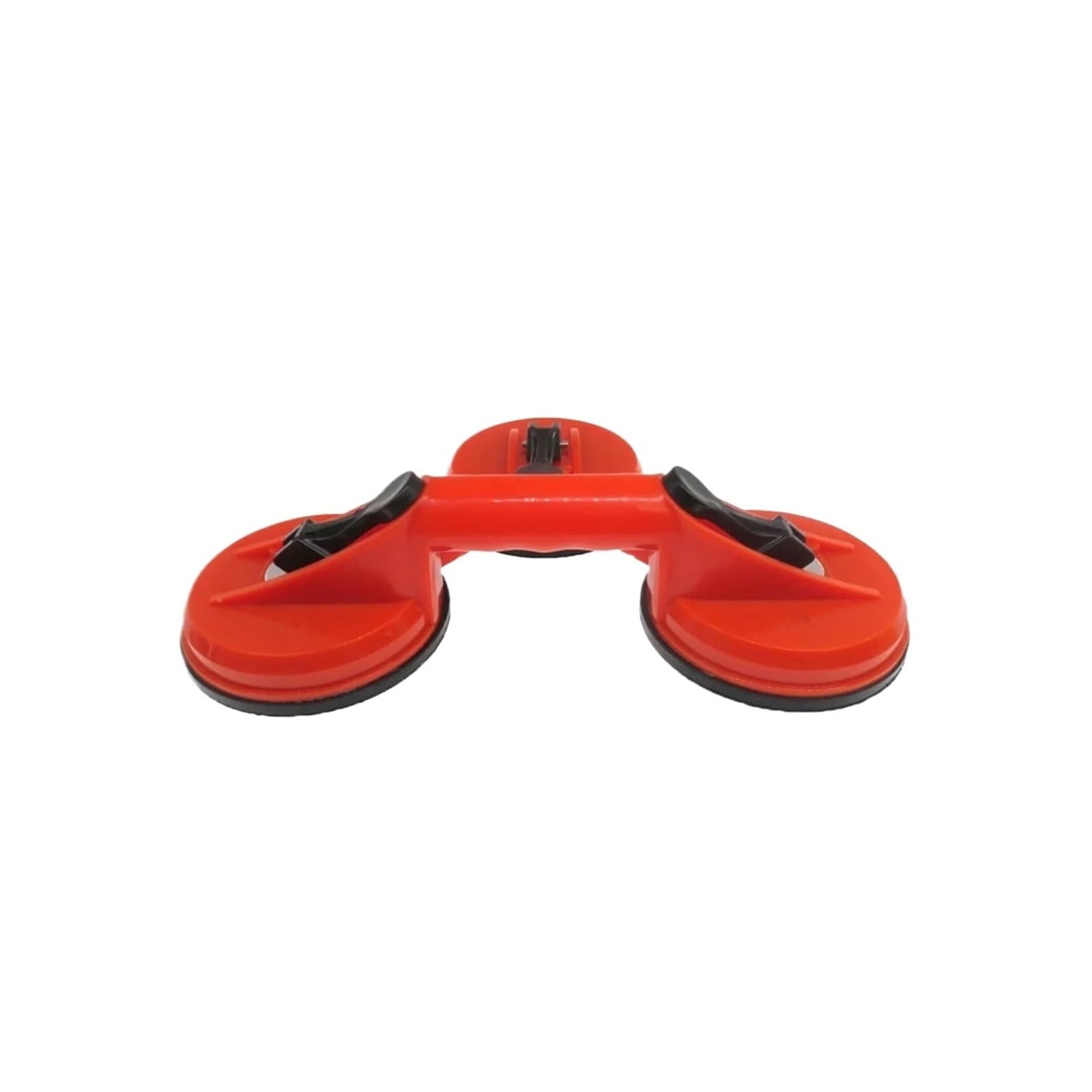 Ventosa al vacío, 4 Uds Ventosas, Taza De Doble Cabezal Individual, Panel Placa Puerta Piso Azulejo, Extractor Abolladuras Vidrio Plástico Rojo(Triple suction)