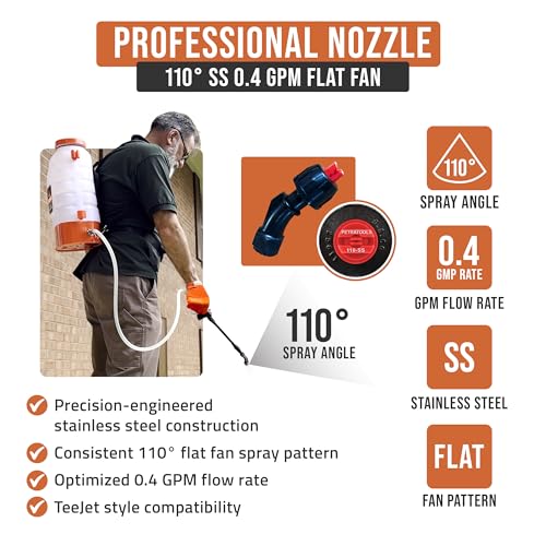 Image of PetraTools HD3000 3 Gallon Battery Powered Backpack Sprayer 7 Spray Nozzles