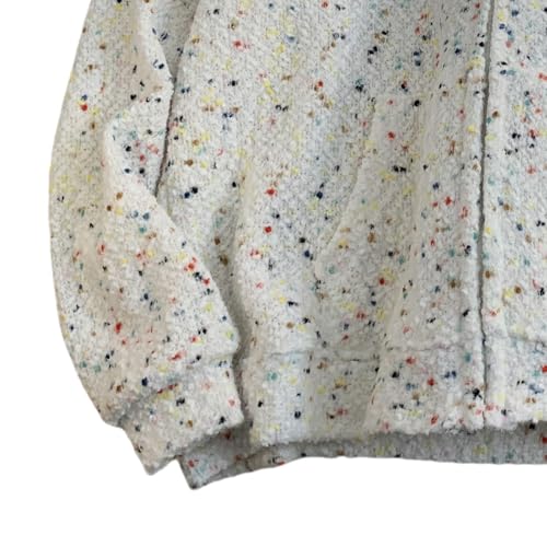 Image of GURUNVANI Men Oversized Zip Up Hoodies Jackets Multicolor Lightweight Cardigan Sweaters