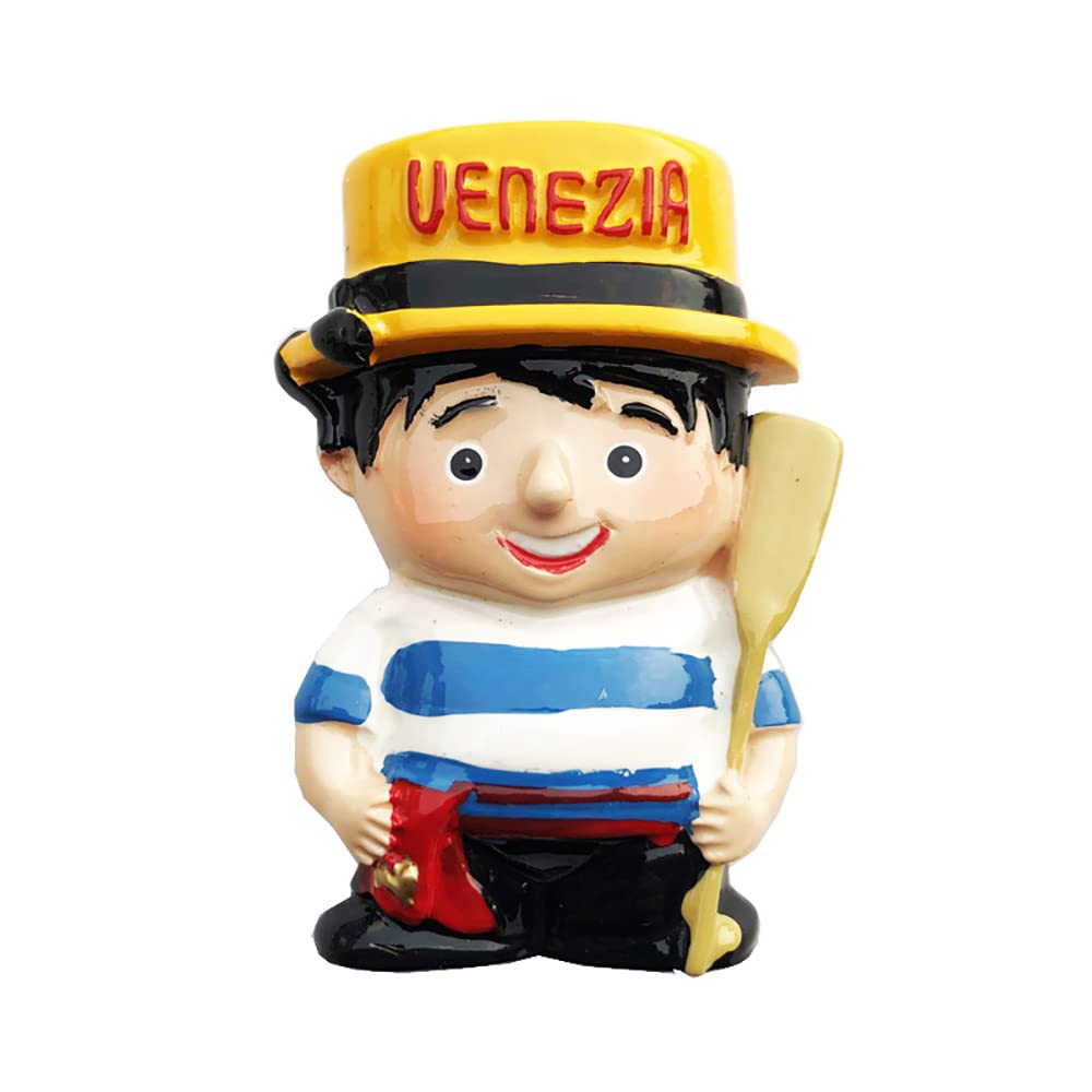 Venice Italy 3D Fridge Magnet Souvenir Gift,Resin Handmade Venice Refrigerator Magnet Home & Kitchen Decoration Collection
