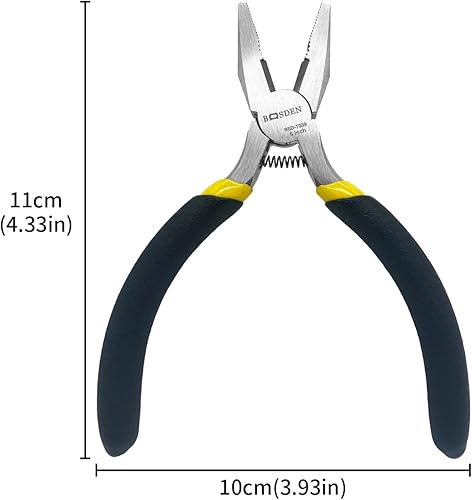 Miniatura 2 de BOOSDEN Mini Lineman's - Alicates de corte de 5 pulgadas de alto apalancamiento, alicates de corte lateral para trabajo de electricista o