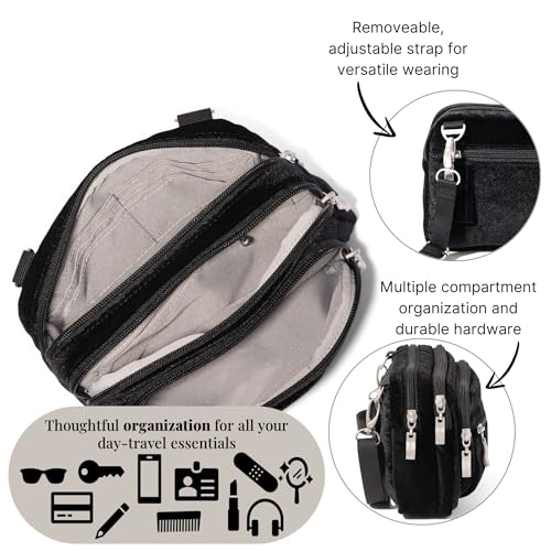 Image of Baggallini Triple Zip Bagg JAV Cross Body
