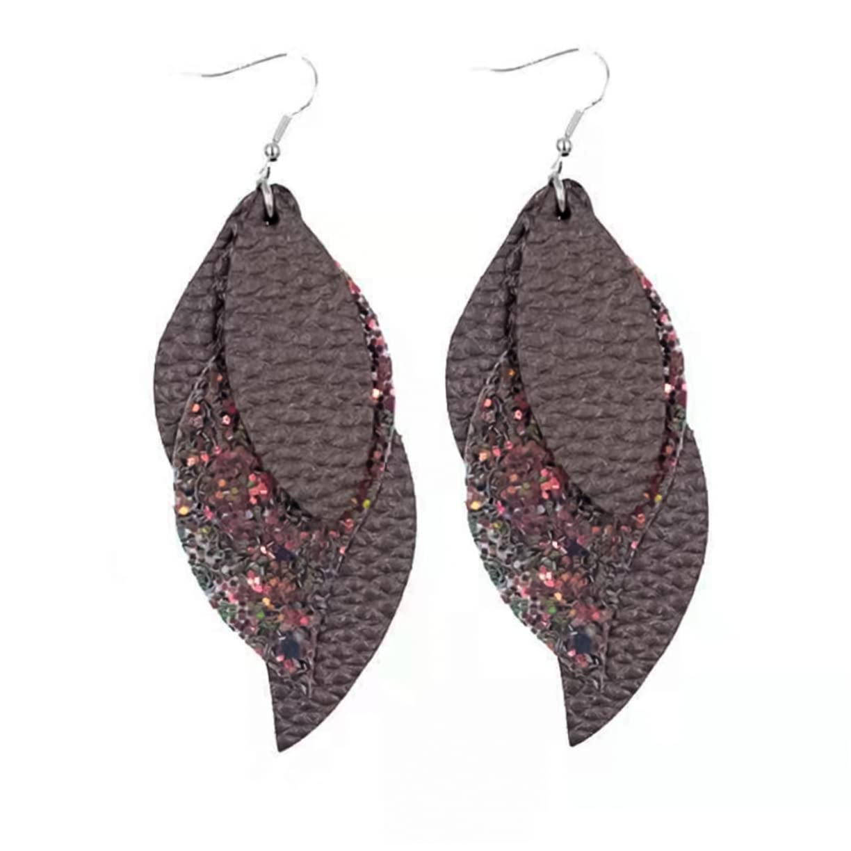 Toddmomy 15pares Pendientes De Cuero Multicapa Para Mujer De Pendientes Forma De Accesorios De Moda Para Viajes y Ocasiones Especiales