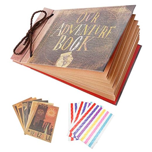SAIBANG Our Adventure Book Pixar Up Handmade DIY Scrapbook/Photo Album by Saibang