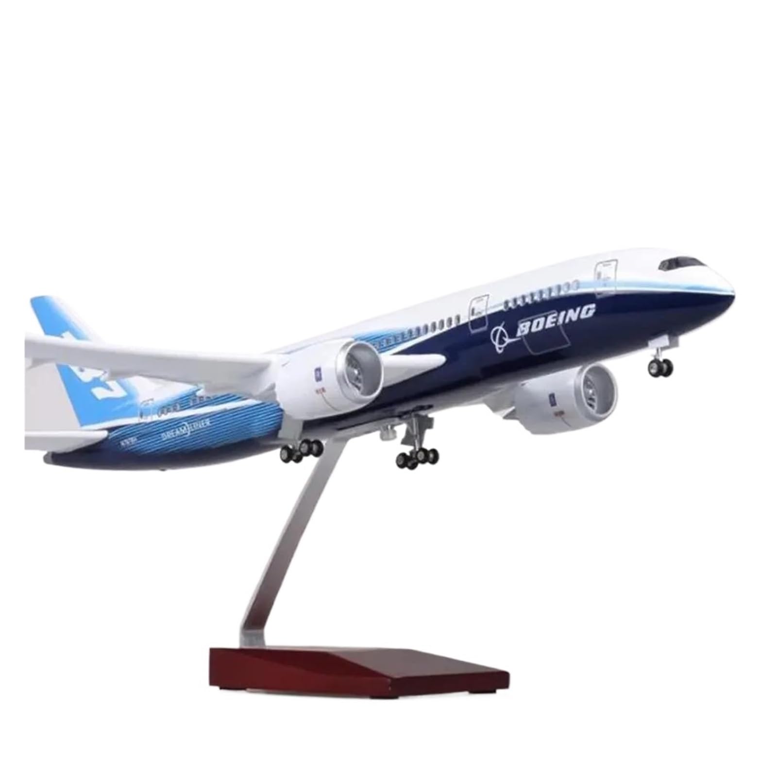 Diecast zabawki samolotowe 47CM skala 1/130 dla modelu samolotu B787 Dreamliner Model samolotu żywica samolot Home Decorati statyczny model samolotu do zbierania i wyświetlania (bez lampy)