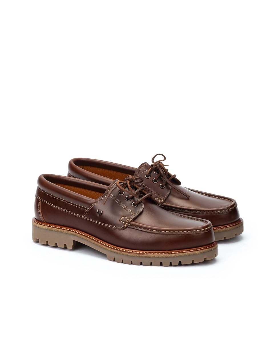 MARTINELLI Glenmore Náuticos Hombre | en Cuero | Cierre de Cordones | Talla EU 39-46