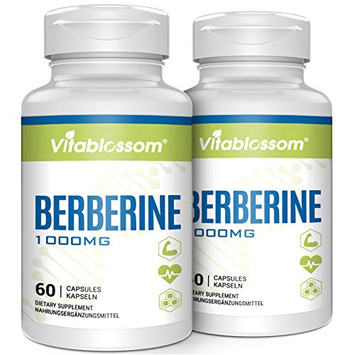 Premium Berberine 1000mg Formula HCL Complex Supplement with Silymarin for Better Absorption, Healthy Blood Sugar Levels & Cholesterol Support, Non GMO & Gluten Free (2)