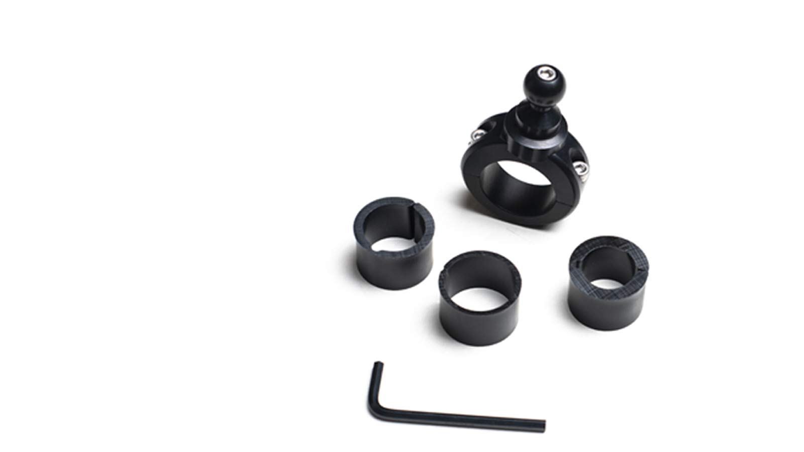 Universal Motorcycle Handlebar Mount . This is a Mount only - Black, Fits: Samsung, IPhone SE 2nd gen,11,11 pro,XR,XS,X,8 Plus,7 Plus. Holds Devices up to 4.3" Wide.