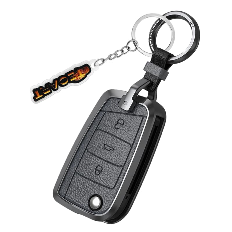 Coque de clé pour VW Golf 7 boîtier protection 3 boutons Seat Leon Skoda