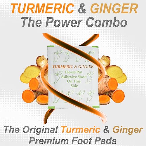 Dr. Entre's Foot Pads: Effective Turmeric & Ginger Foot Pads | Premium Foot Pads To Feel Better, Sleep Better & Relieve Stress | Organic Foot Patches | 100 Pack #TOP2
